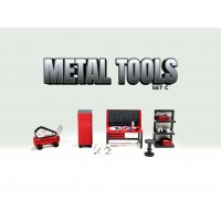 AD-2419MJ 1:64 Limited Edition Die Cast Metal Tools - Set C
